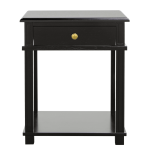 Тумба прикроватная Freigraf Black 0.6x0.5x0.4м