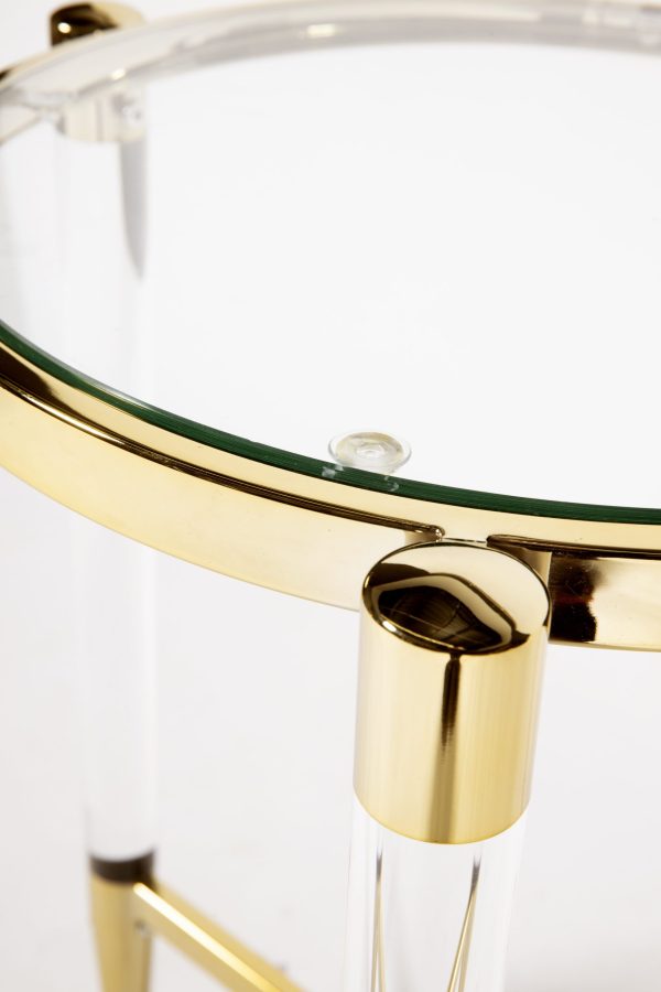 Приставной столик Ghost M Gold 0.61x0.5x0.5м — изображение 3