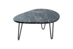 Кофейный столик Marble Black 0.35x0.7x0.5м