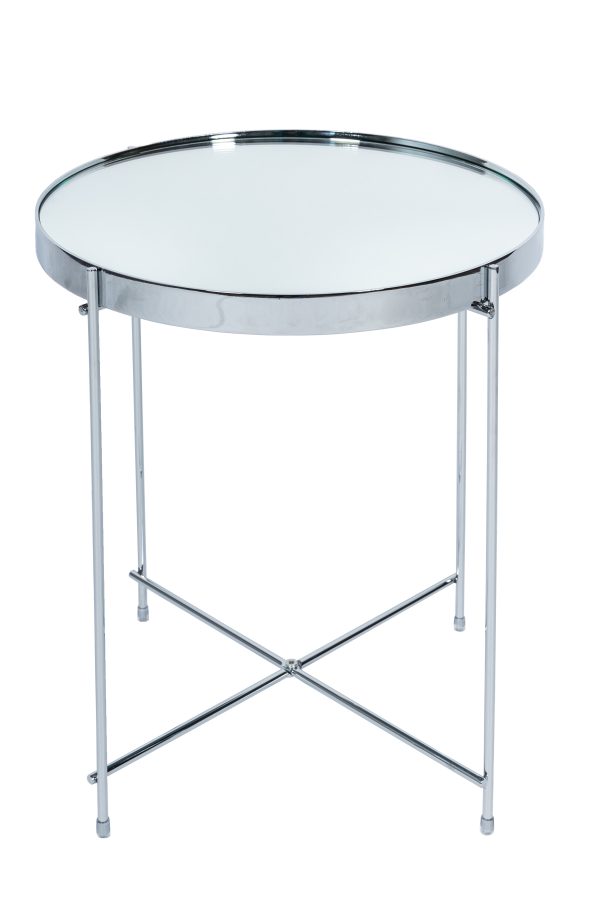 Приставной столик Gatsby M Silver 0.45x0.43x0.43м