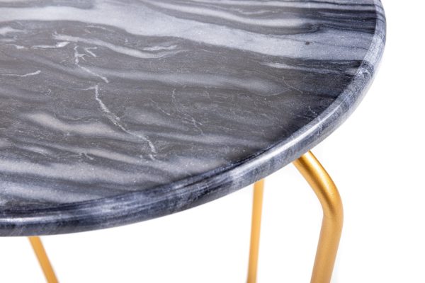 Кофейный столик Marble серый 0.45x0.4x0.4м — изображение 4