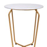 Кофейный столик Marble белый 0.45x0.4x0.4м