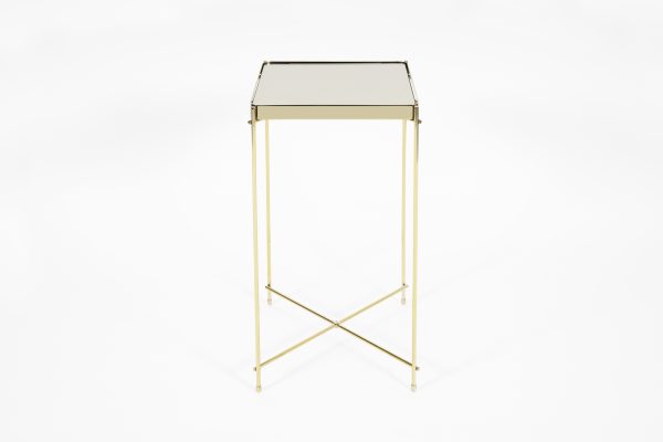 Кофейный столик Square S Gold 0.6x0.32x0.32м