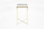Кофейный столик Square S Gold 0.6x0.32x0.32м