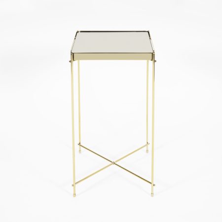 Кофейный столик Square S Gold 0.6x0.32x0.32м