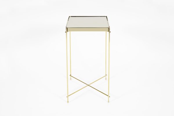 Кофейный столик Square S Gold 0.6x0.32x0.32м