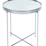 Приставной столик Gatsby M Silver 0.45x0.43x0.43м
