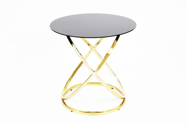 Кофейный столик Glossy Sphere Gold 0.55x0.6x0.6м