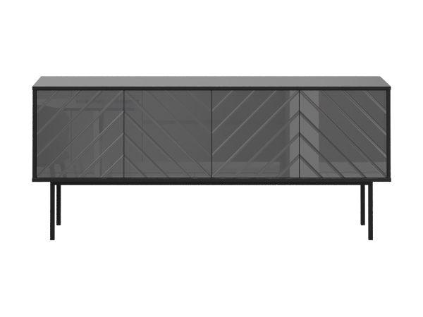 Тумба Boho большая серый, черный — изображение 2