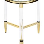Приставной столик Ghost M Gold 0.61x0.5x0.5м