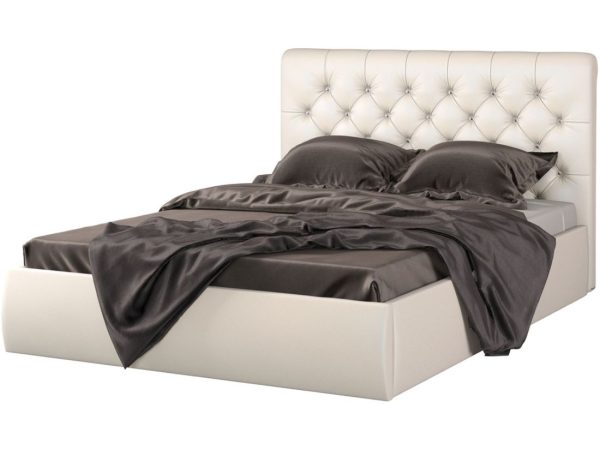 Кровать Беатриче 160 п/м со стразами, Perl shell — изображение 2