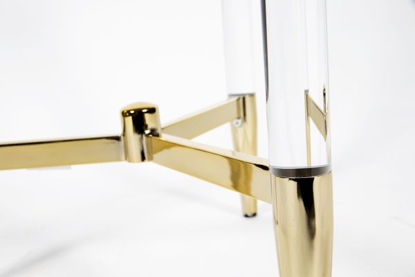 Приставной столик Ghost M Gold 0.61x0.5x0.5м — изображение 4