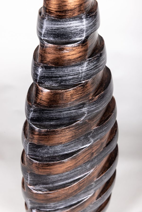 Ваза металлическая высокая STRIPES 0.82x0.18x0.06м — изображение 4