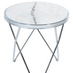 Приставной столик Zarina Silver 0.5x0.45x0.45м