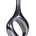 Ваза Holed металл/серебро 0.35x0.2x0.6м