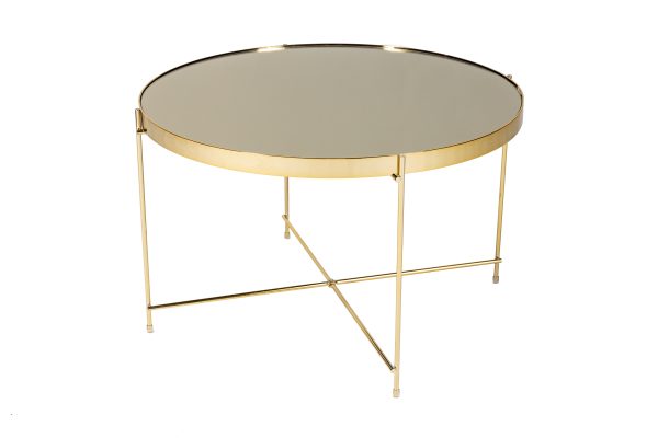 Приставной столик Gatsby L Gold 0.38x0.625x0.625м