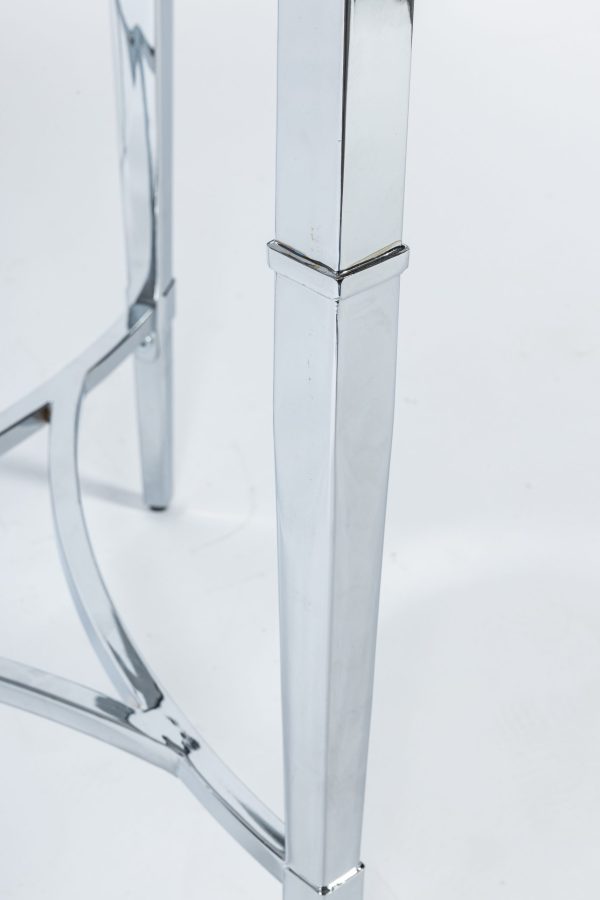 Кофейный столик Glossy Silver 0.6x0.55x0.55м — изображение 3