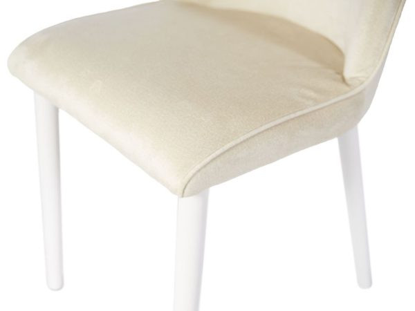 Стул «Дейзи», Монолит беж, каркас белый — изображение 5