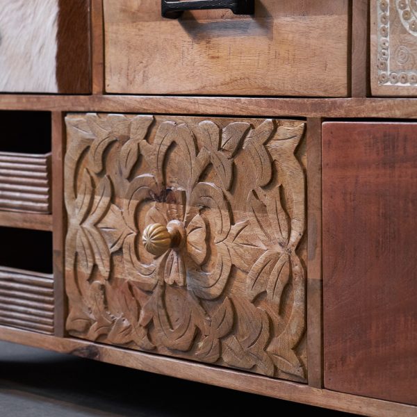 Комод из массива, ГОБИНД 12 ящиков — изображение 5