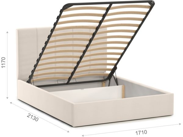 Кровать Джессика 160 (подъемник), Amigo cream — изображение 3