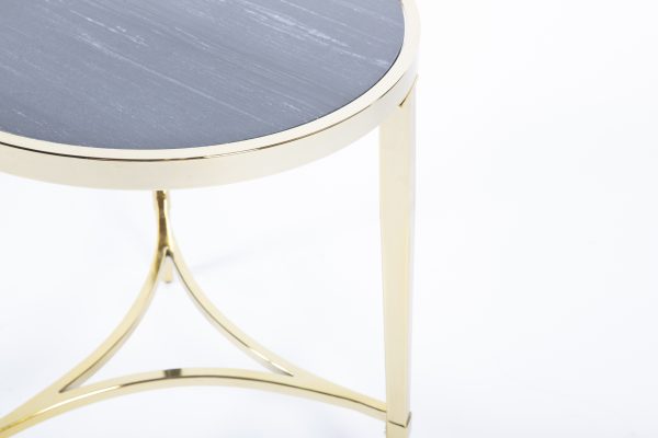 Кофейный столик Glossy Gold 0.6x0.55x0.55м