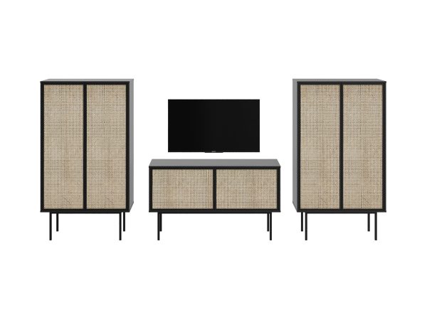 Композиция Boho 3 зеленый, черный — изображение 2