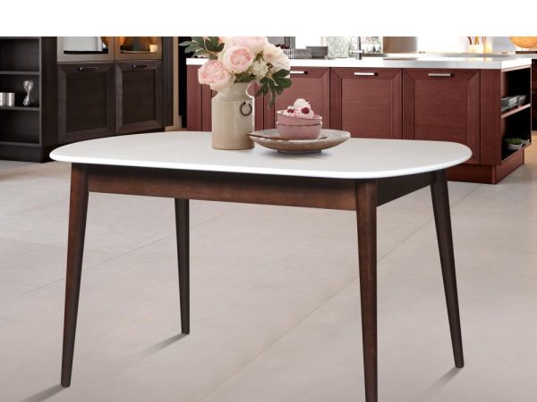 Стол «Эней» 130x80, Белый+Dark Oak — изображение 4