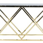 Консоль Triangles Gold 0.74x1.2x0.35м