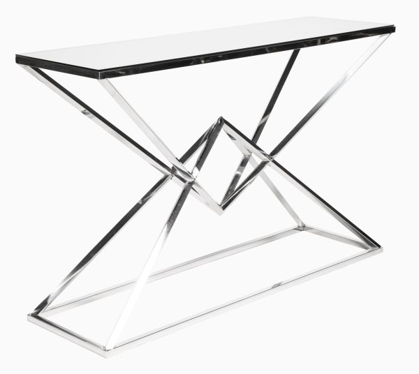 Консоль Pyramid Silver 0.76x1.2x0.35м