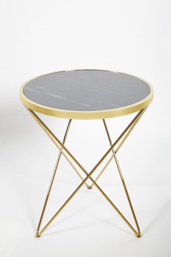Приставной столик Zarina Gold 0.5x0.45x0.45м