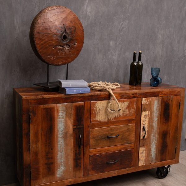 Комод из массива в стиле лофт, МАНИША — изображение 3