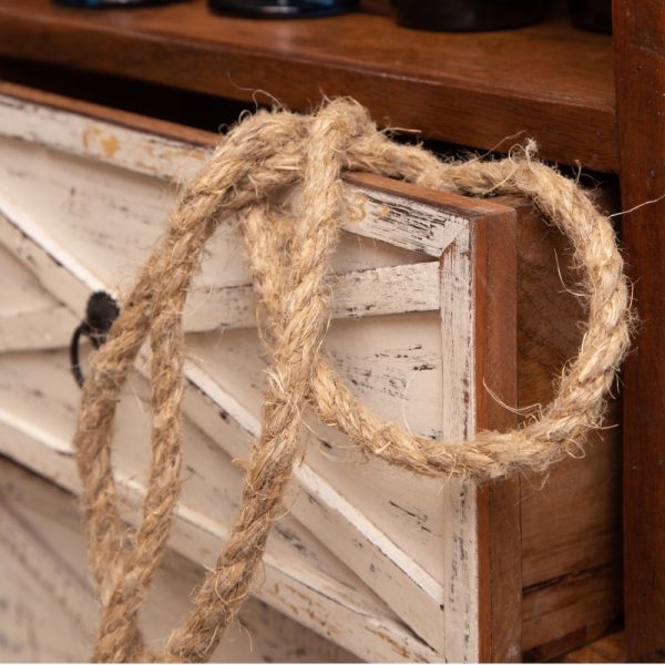 САГАР, стеллаж лофт, 2 ящика, массив — изображение 5