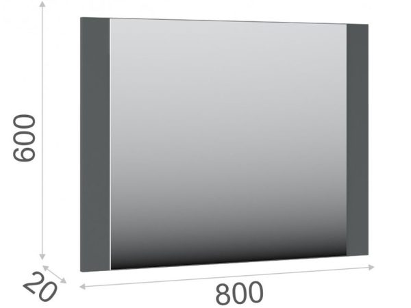 Зеркало «Мишель», Антрацит — изображение 3