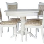 Обеденная группа (Стол Прометей и 4 стула Ника), 2.012.1 Белый