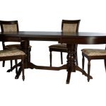 Обеденная группа (Стол Зевс и 4 стула Ника), Dark Oak