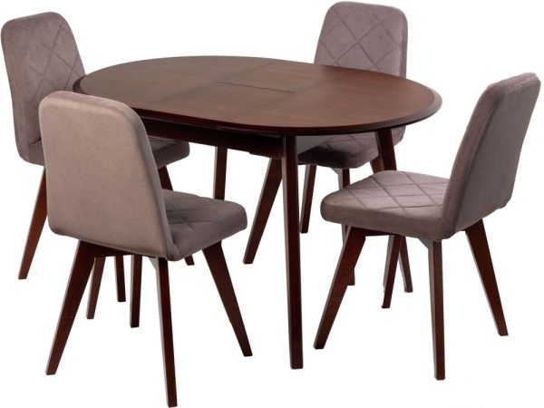 Стол ПГ-К МАССИВ 1050, Черешня, опоры Диагональ 5/5 дерево, Черешня — изображение 6