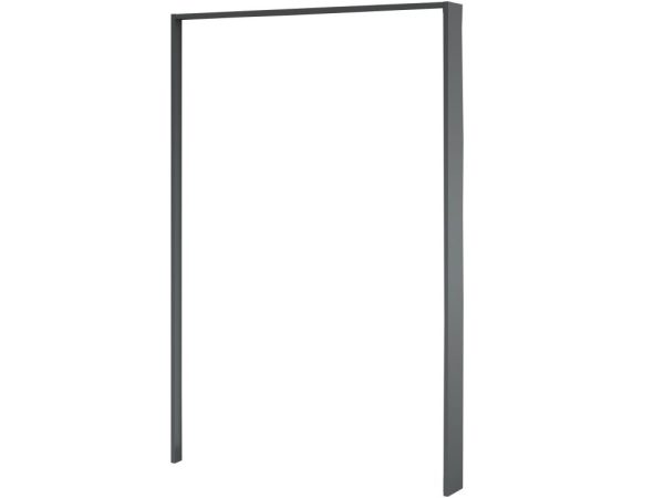 Шкаф «Мишель» 3дв, Антрацит/Белый жемчуг — изображение 5