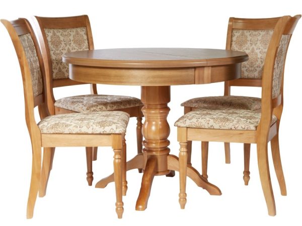 prometey-stol_-r_43-dub_6 Обеденная группа (Стол Прометей и 4 стула Ника), 2.005.1 Р-43 (Дуб) — изображение 2