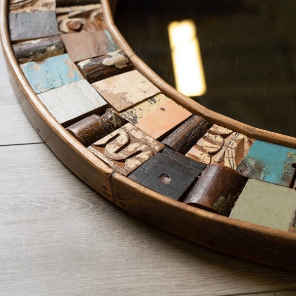 Круглое зеркало из массива, САРИКА 3 — изображение 3