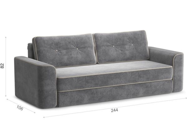 Диван «Сиеста» Ultra Grey — изображение 4