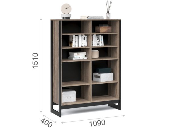Гостиная «Стокгольм-2», Дуб гранж песочный/железный камень — изображение 7