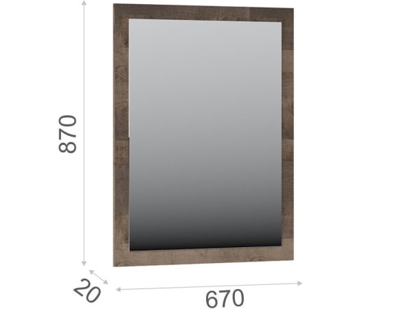 Прихожая «Стокгольм», Дуб гранж песочный/железный камень — изображение 4