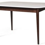 Стол «Эней» 130x80, Белый+Dark Oak