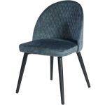 Стул «Белиз», Диджитал Индиго, каркас черный