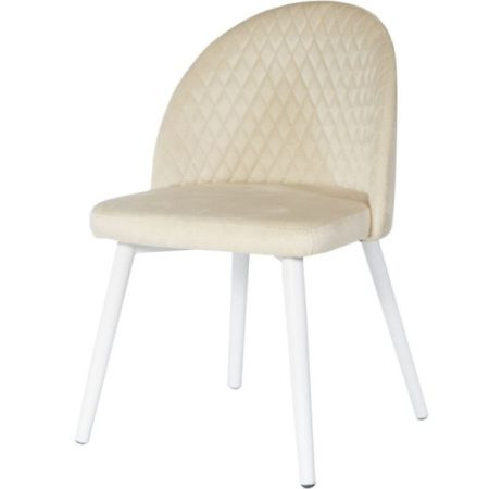 Стул «Белиз», Монолит беж, каркас белый