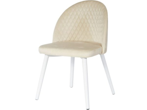 Стул «Белиз», Монолит беж, каркас белый