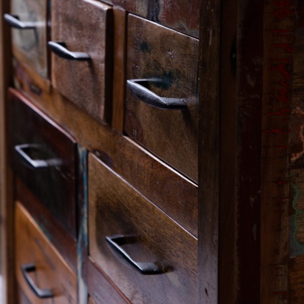 Комод лофт из массива, ВИШАЛ 9 ящиков — изображение 3