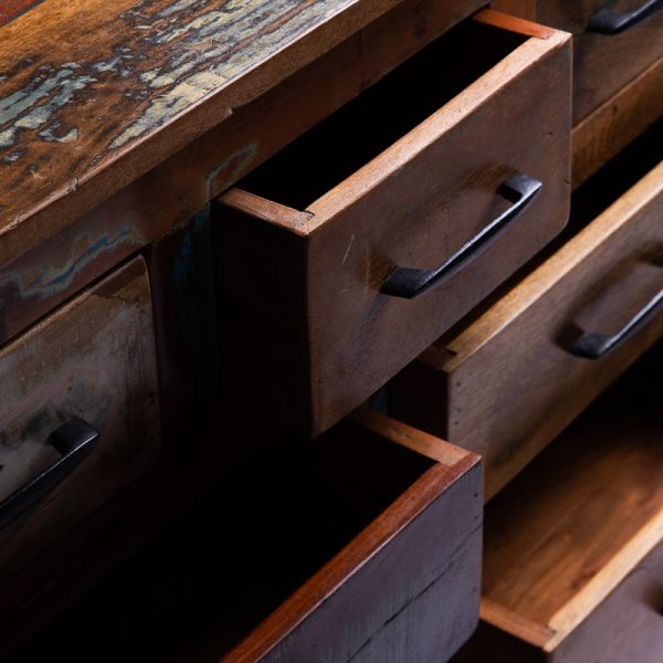 Комод лофт из массива, ВИШАЛ 9 ящиков — изображение 4