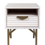 Тумбочка HAINES premium white 0.48x0.4x0.45м