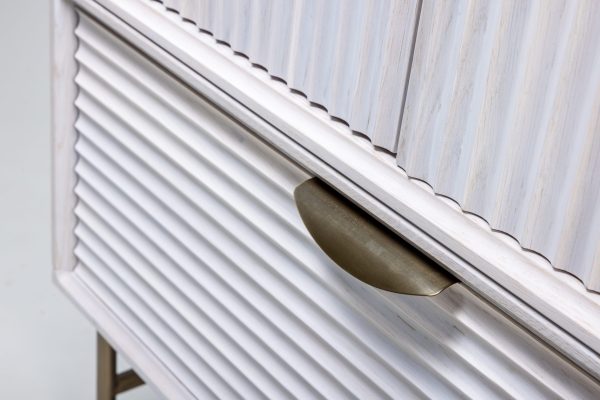 Комод Высокий HAINES premium white 1.61x0.8x0.45м — изображение 5